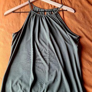 Formal muted green shirt